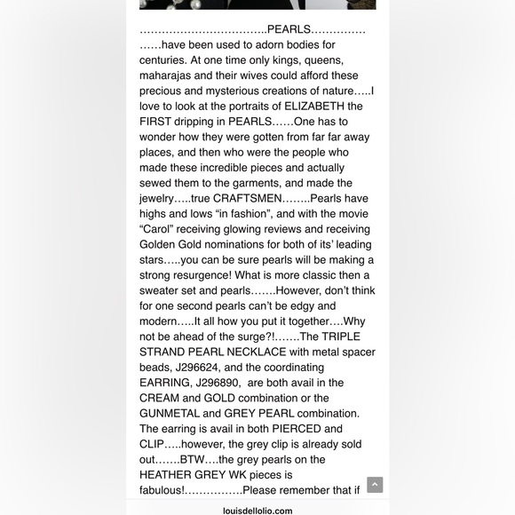 Linea by Louis Dell'Olio Multi strand pearl Necklace - Picture 9 of 10